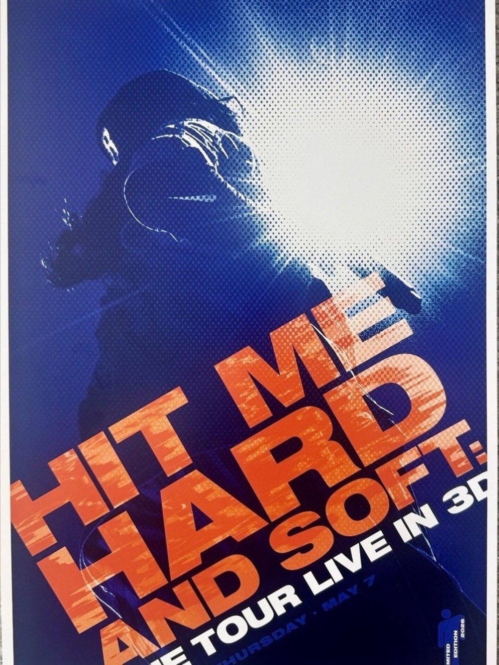 BILLIE EILISH COLLECTIBLE AMC EXCLUSIVE POSTER- HIT ME HARD AND SOFT MOVIE-12x18